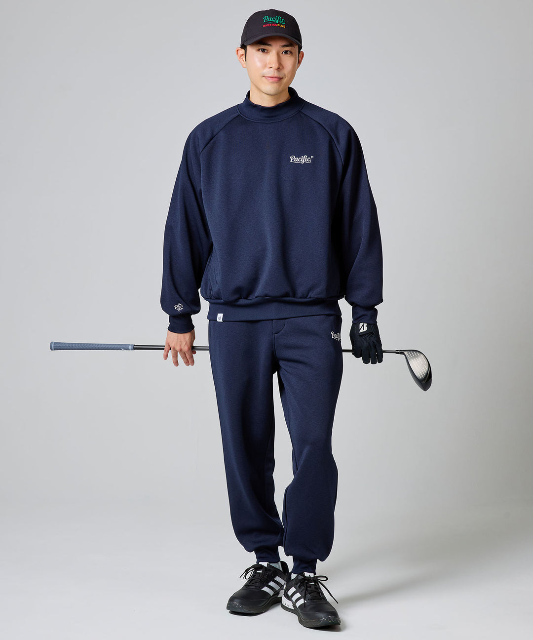 DOUBLE KNIT MOCK-NECK L/S