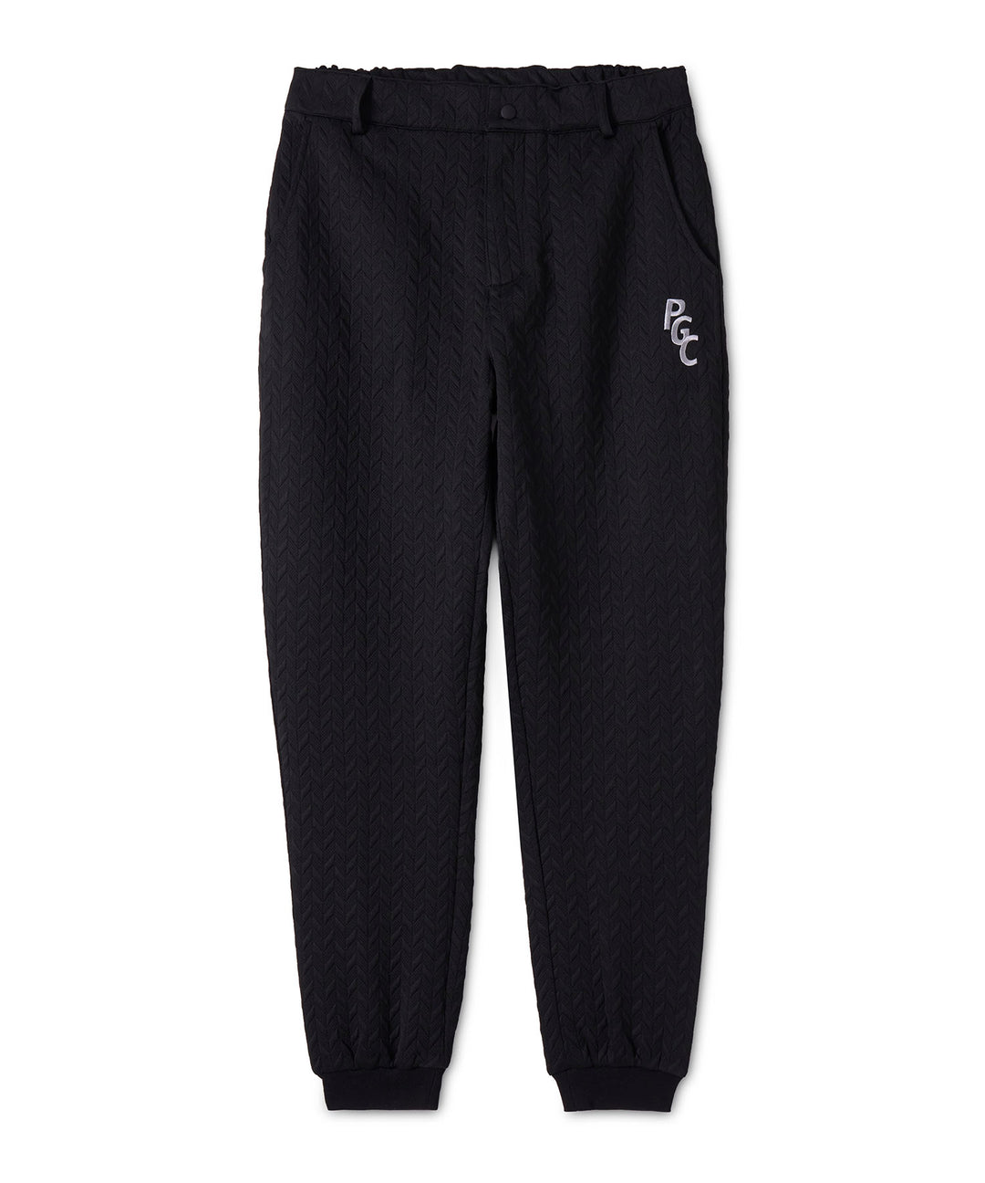 EMBOSS JQ PANTS BLACK