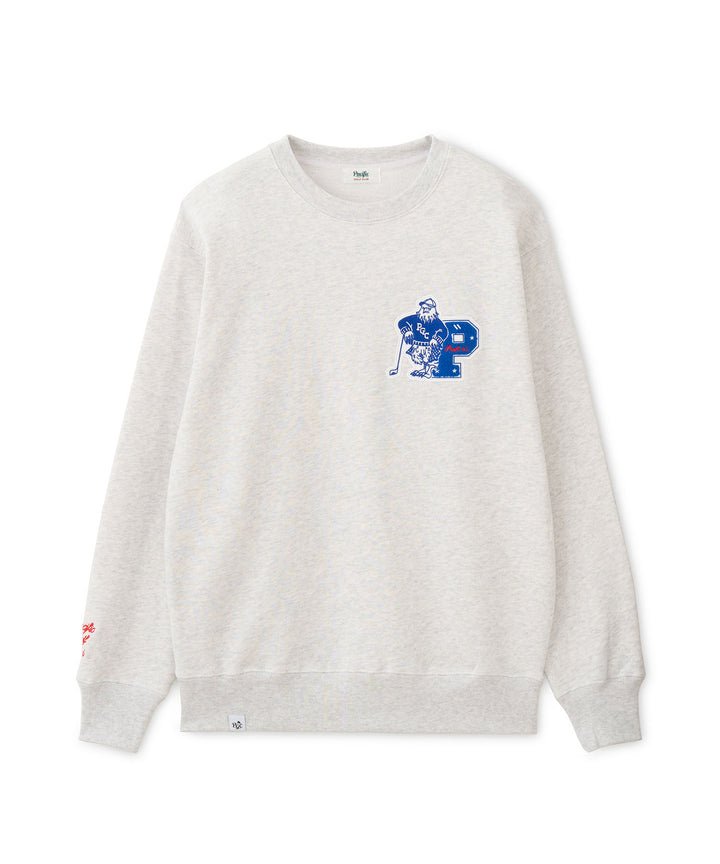 BLACK KITE MASCOT CREW NECK SWEAT