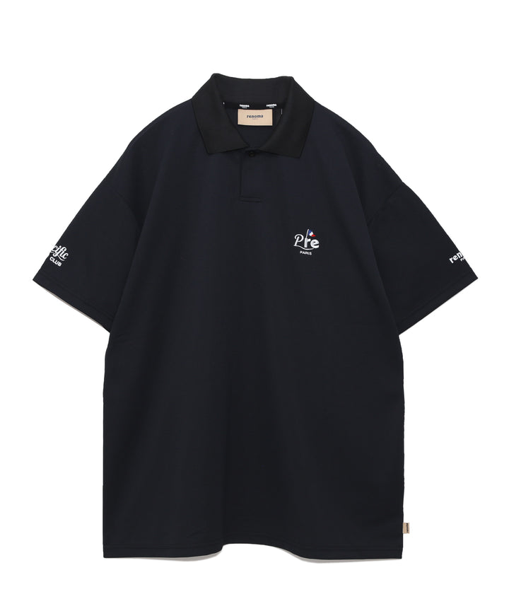 renoma golf × PGC SS POLO SHIRTS BLACK