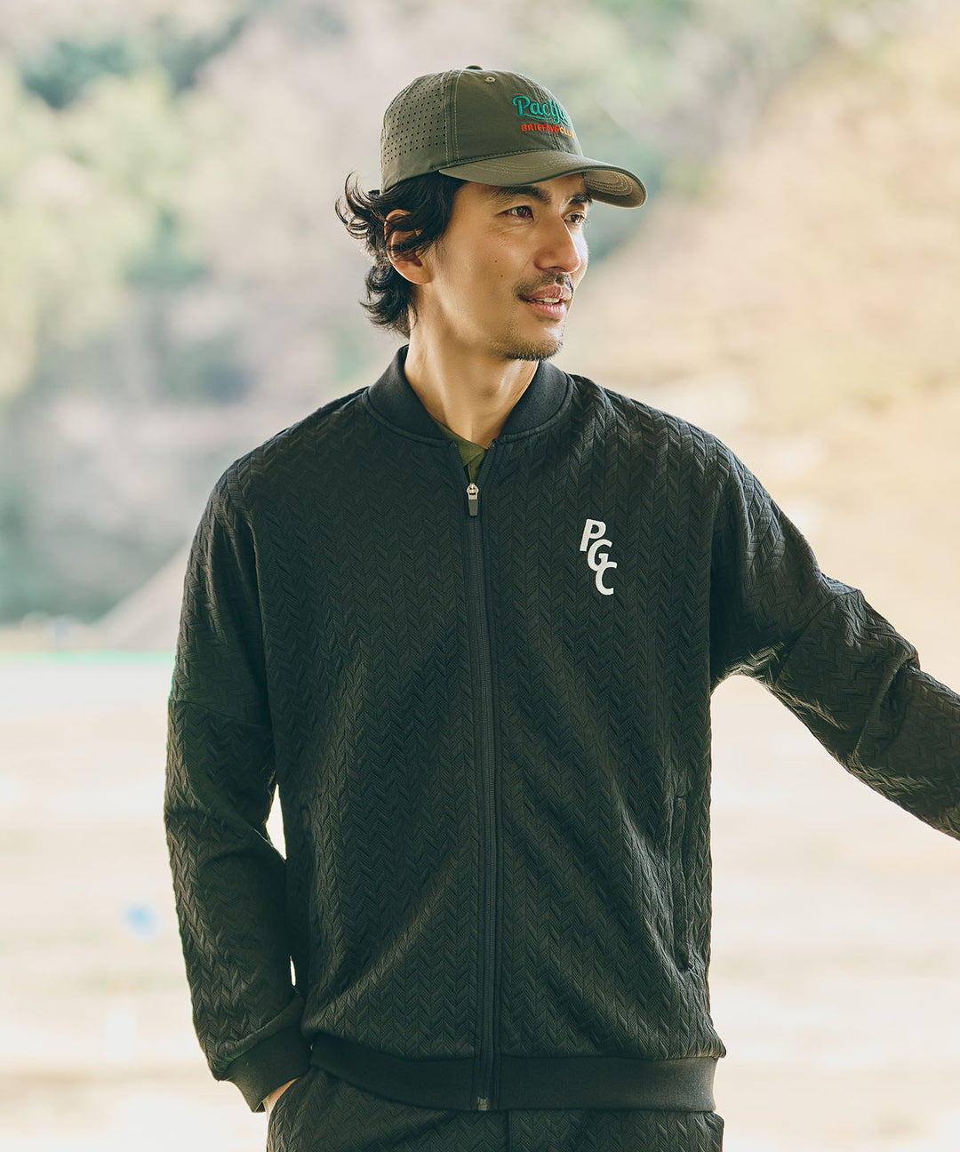 EMBOSS JQ ZIP BLOUSON