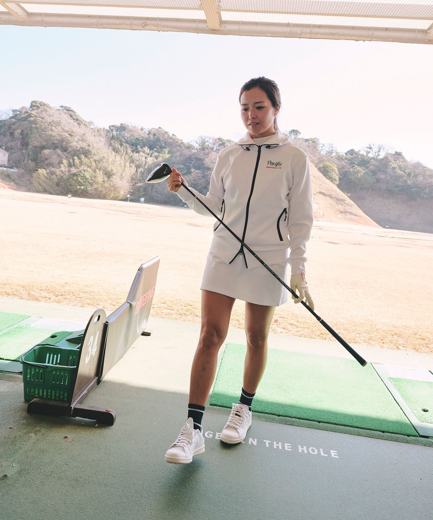 【大特価!!】 × BRIEFING PGC CLUB GOLF Pacific – SKIRT LOGO 3D WS レディースウェア