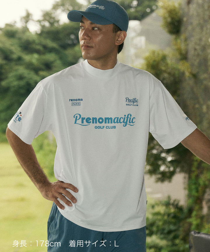 renoma golf × PGC MOCK NECK T SS