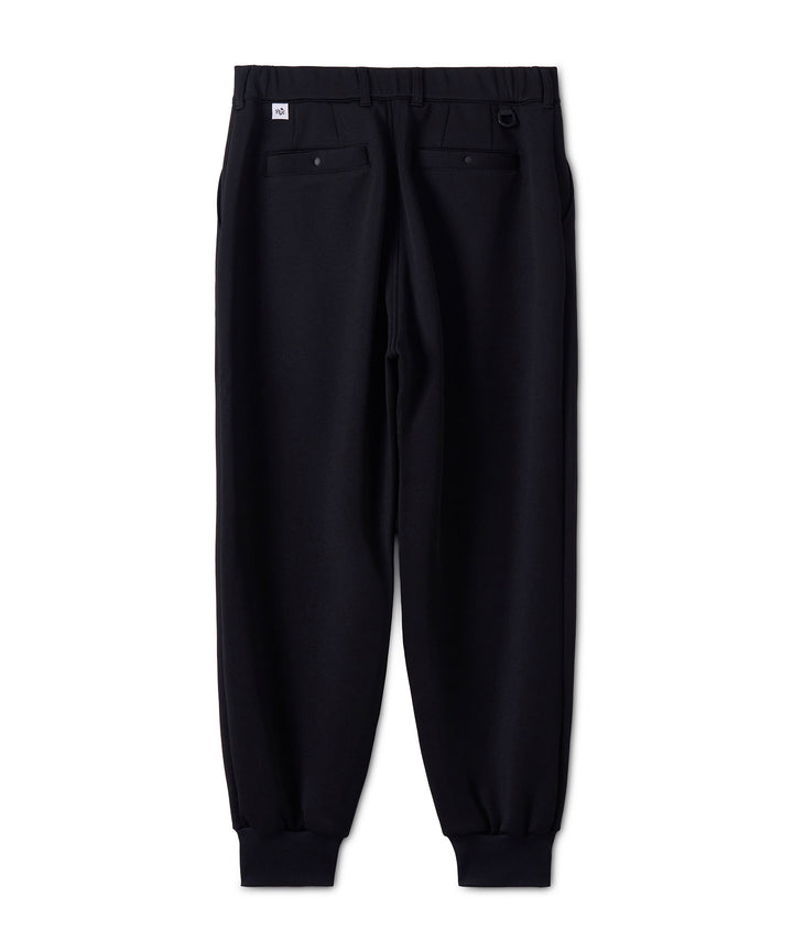 DOUBLE KNIT LONG PANTS BLACK