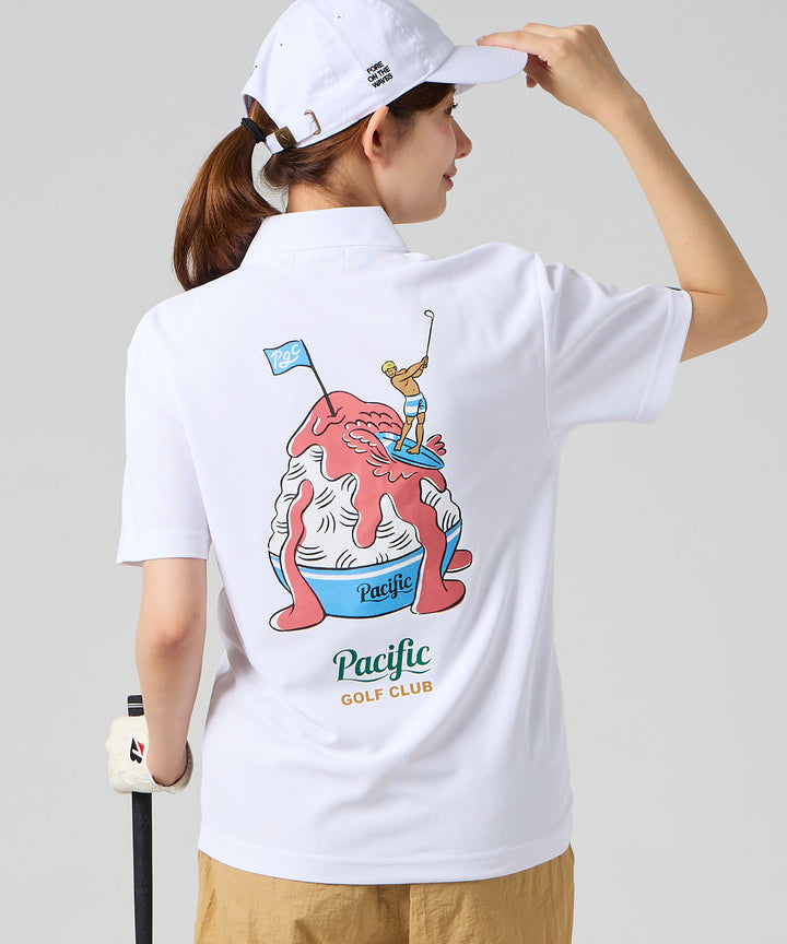 【WOMEN】GOLF & SHAVED ICE POLO SHIRT