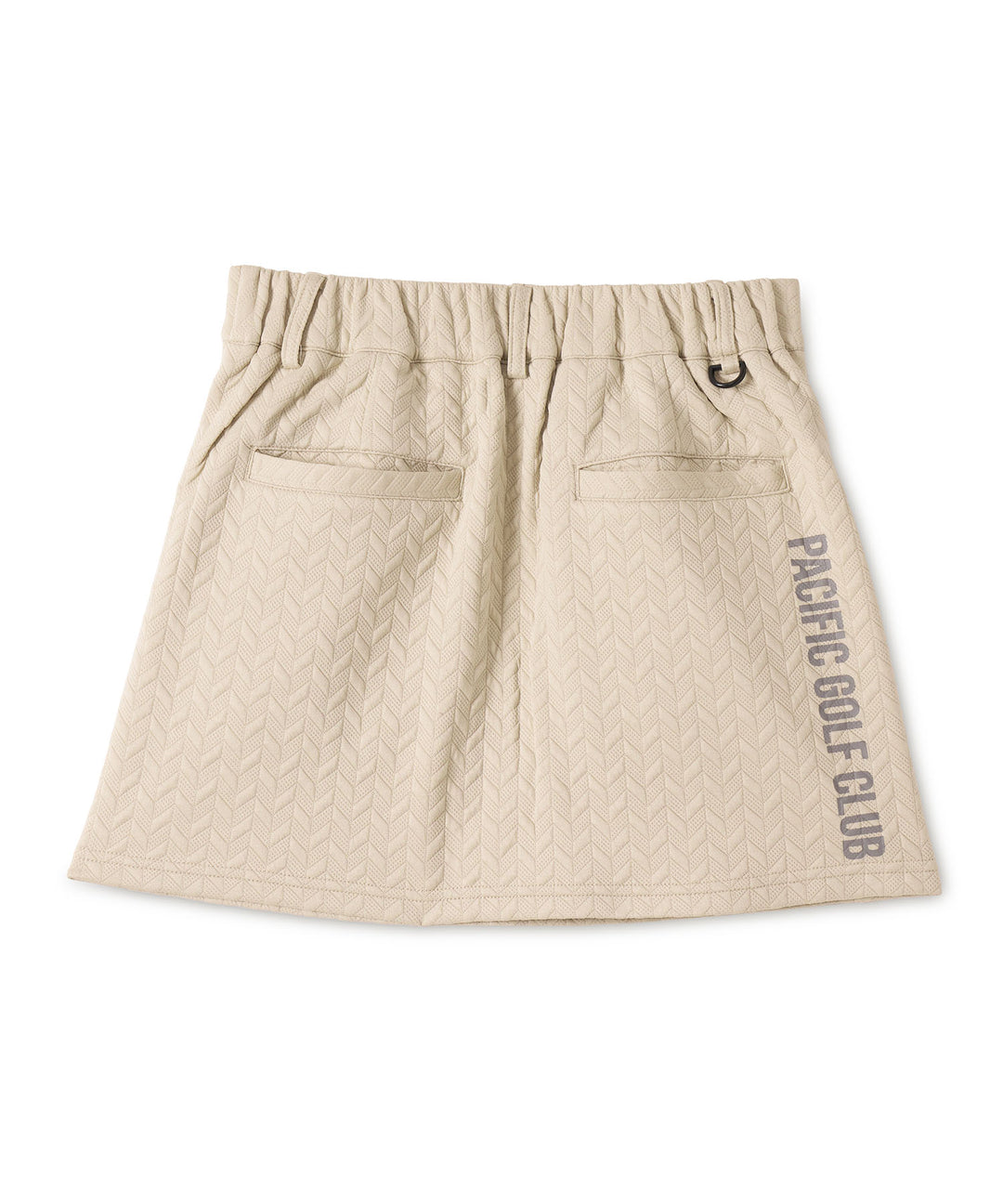 【WOMEN】EMBOSS JQ SKIRT BEIGE