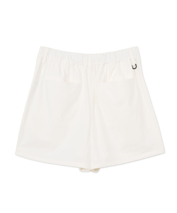 TUCK SHORT PANTS WHITE