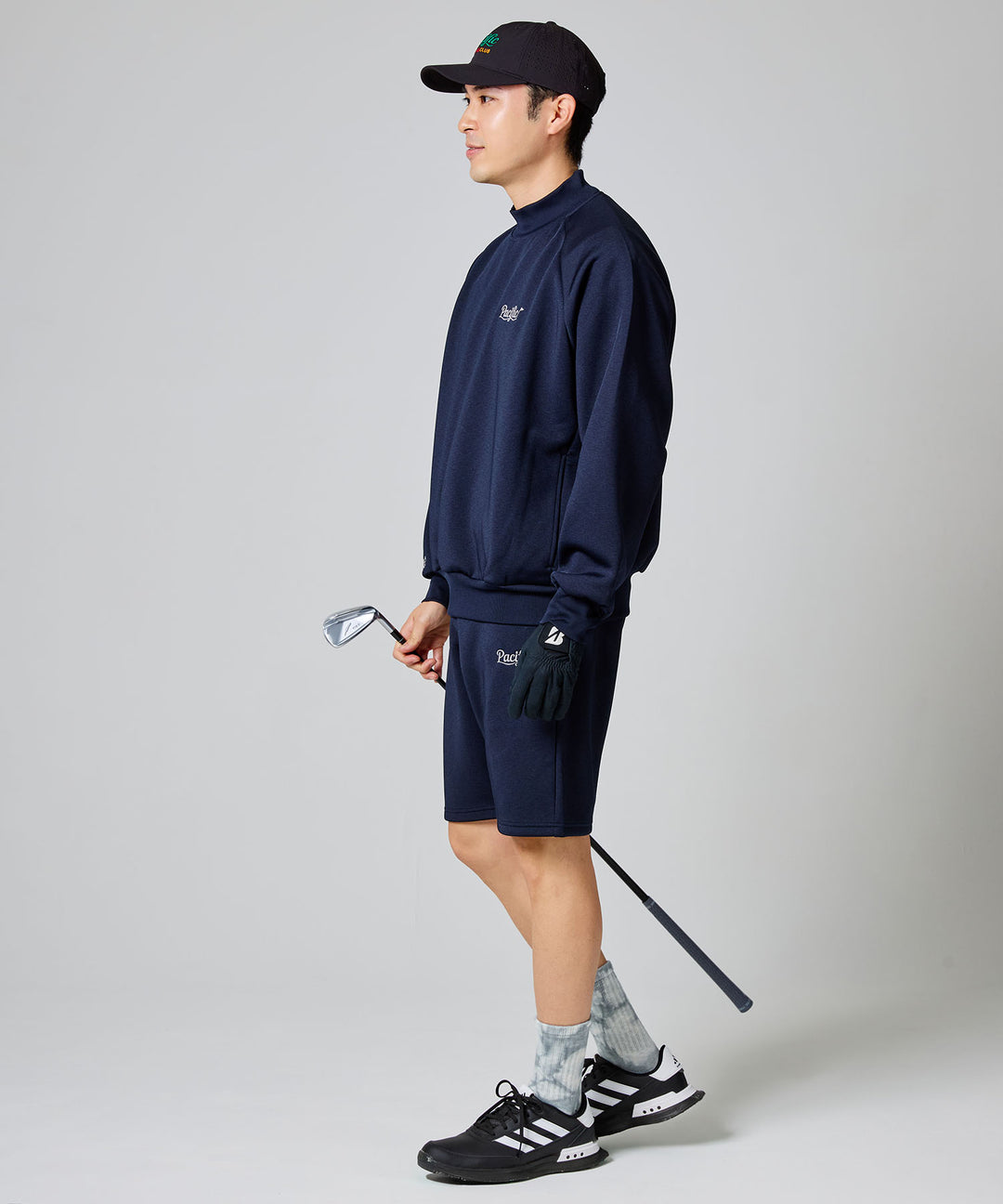 DOUBLE KNIT MOCK-NECK L/S