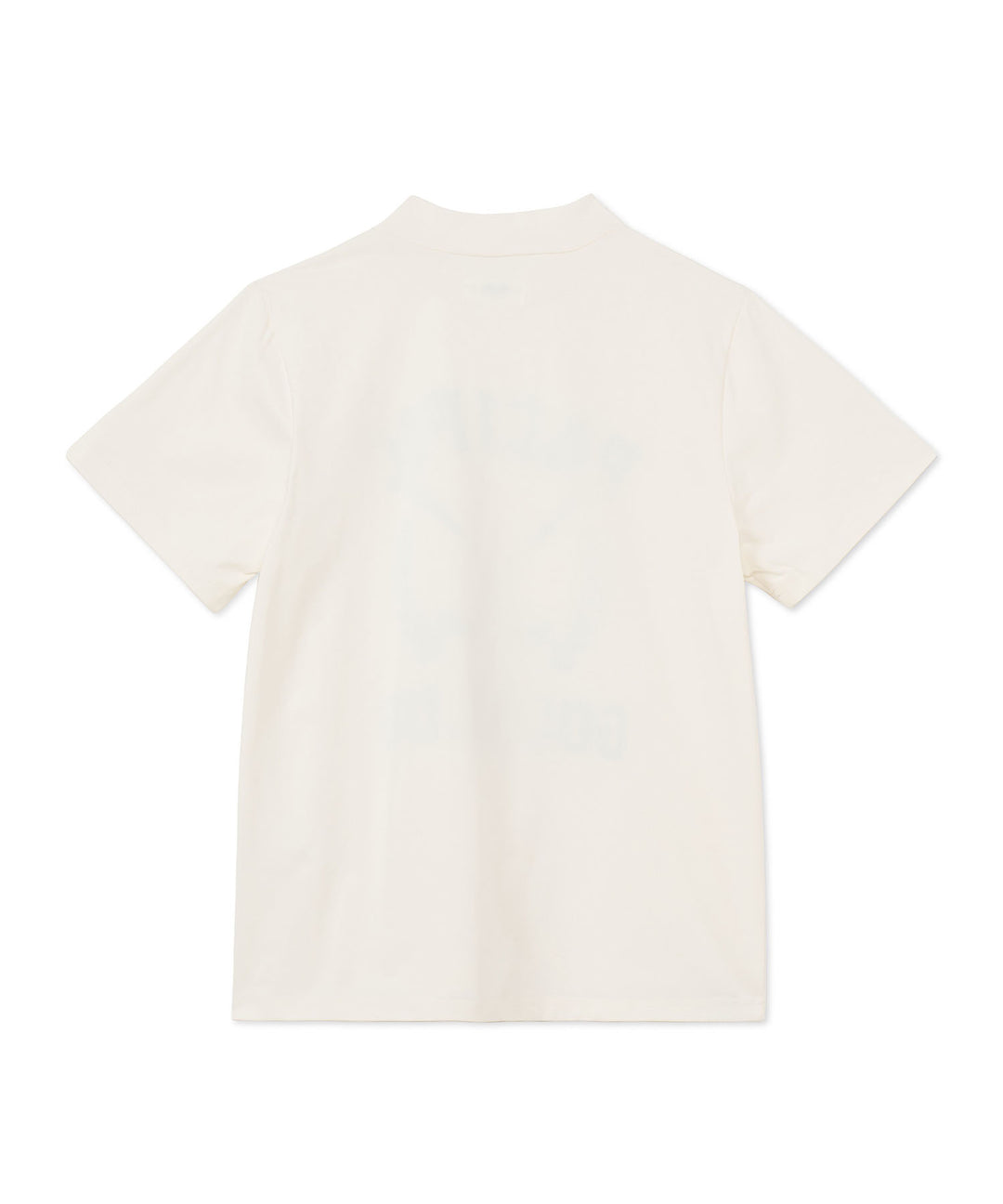 MOCK-NECK TEE HALF SLEEVE LAUREL PRINT IVORY