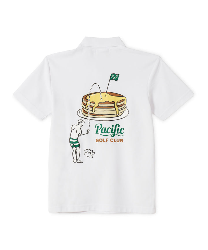 GOLF & PANCAKE POLO SHIRT WHITE