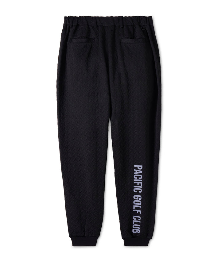 EMBOSS JQ PANTS BLACK