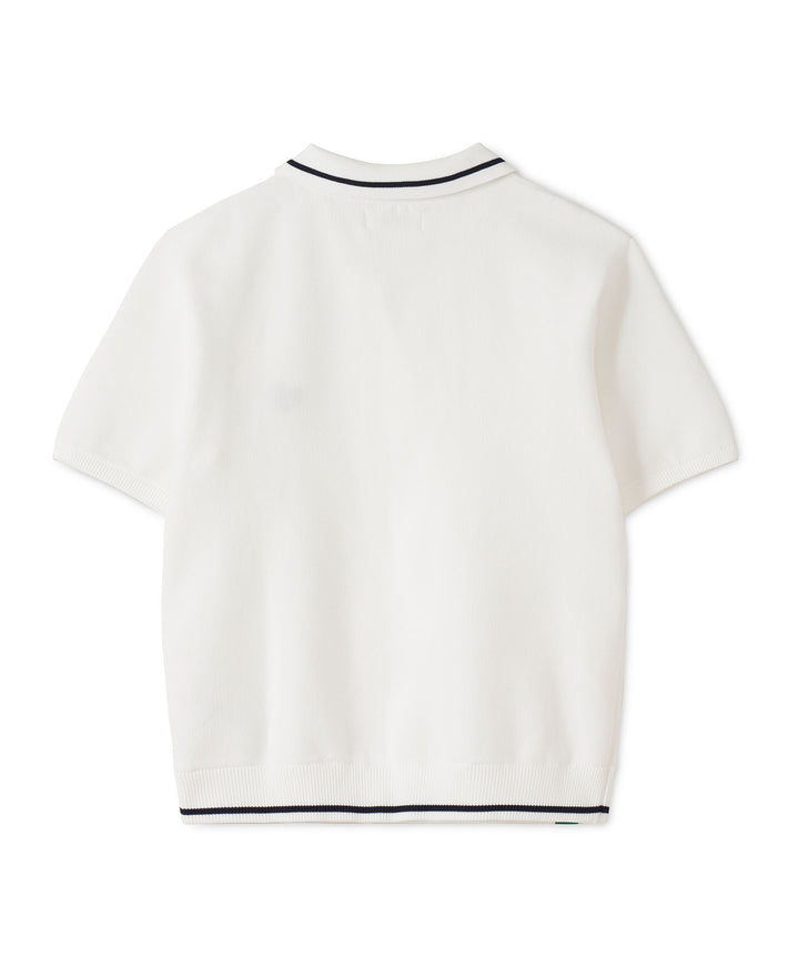 KNIT SKIPPER POLO S/S WHITE