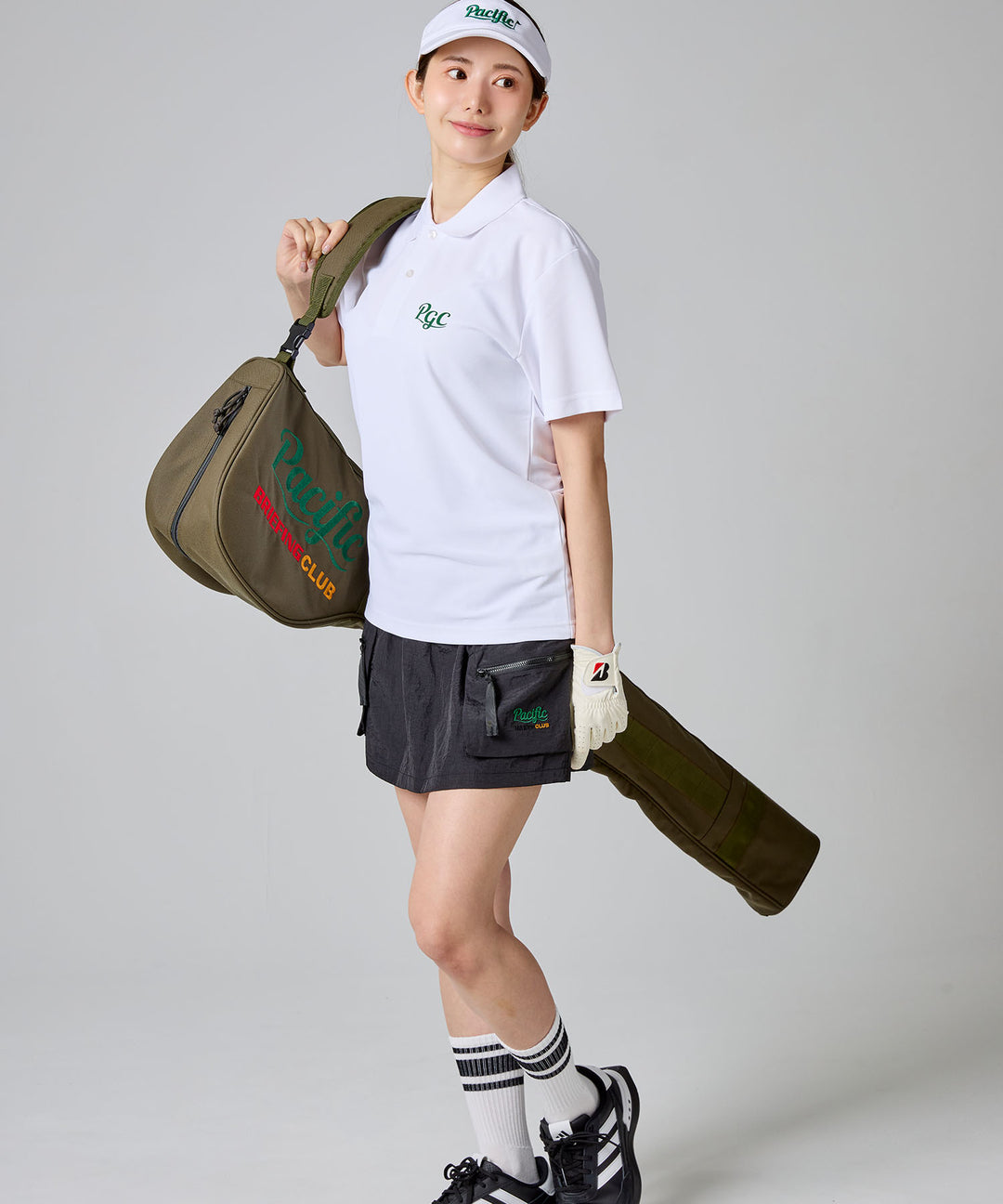 【WOMEN】PGC CIRCLE LOGO POLO SHIRT