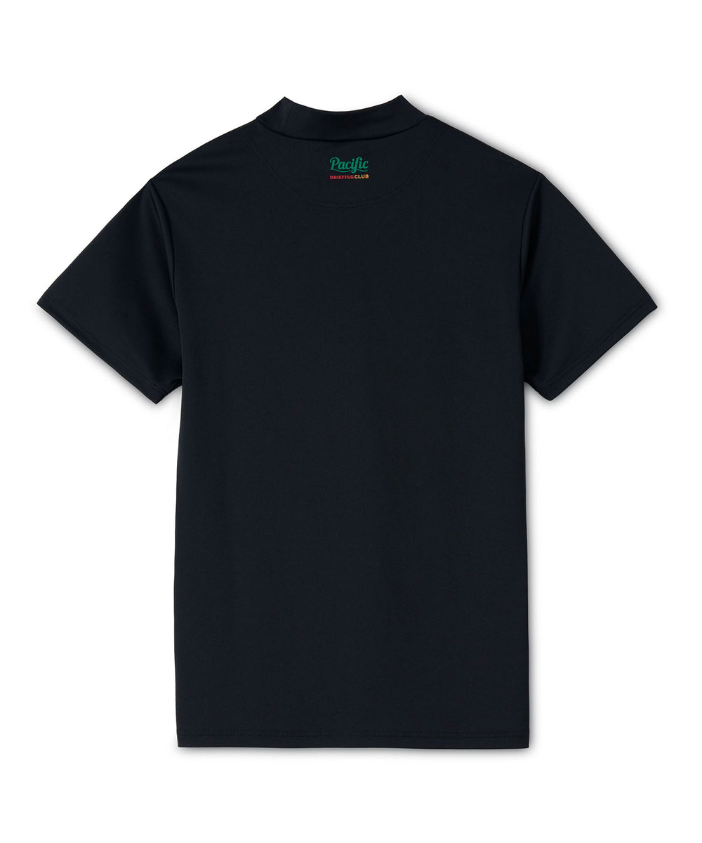 BRIEFING × PGC MS LOGO HIGHNECK BLACK