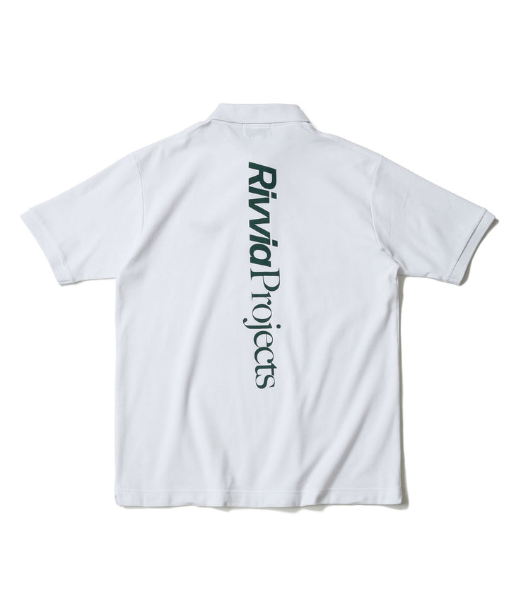 Rivvia Projects × PGC FLAG POLO WHITE