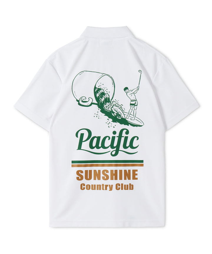Pacific SUNSHINE COUNTRY CLUB POLO SHIRT WHITE