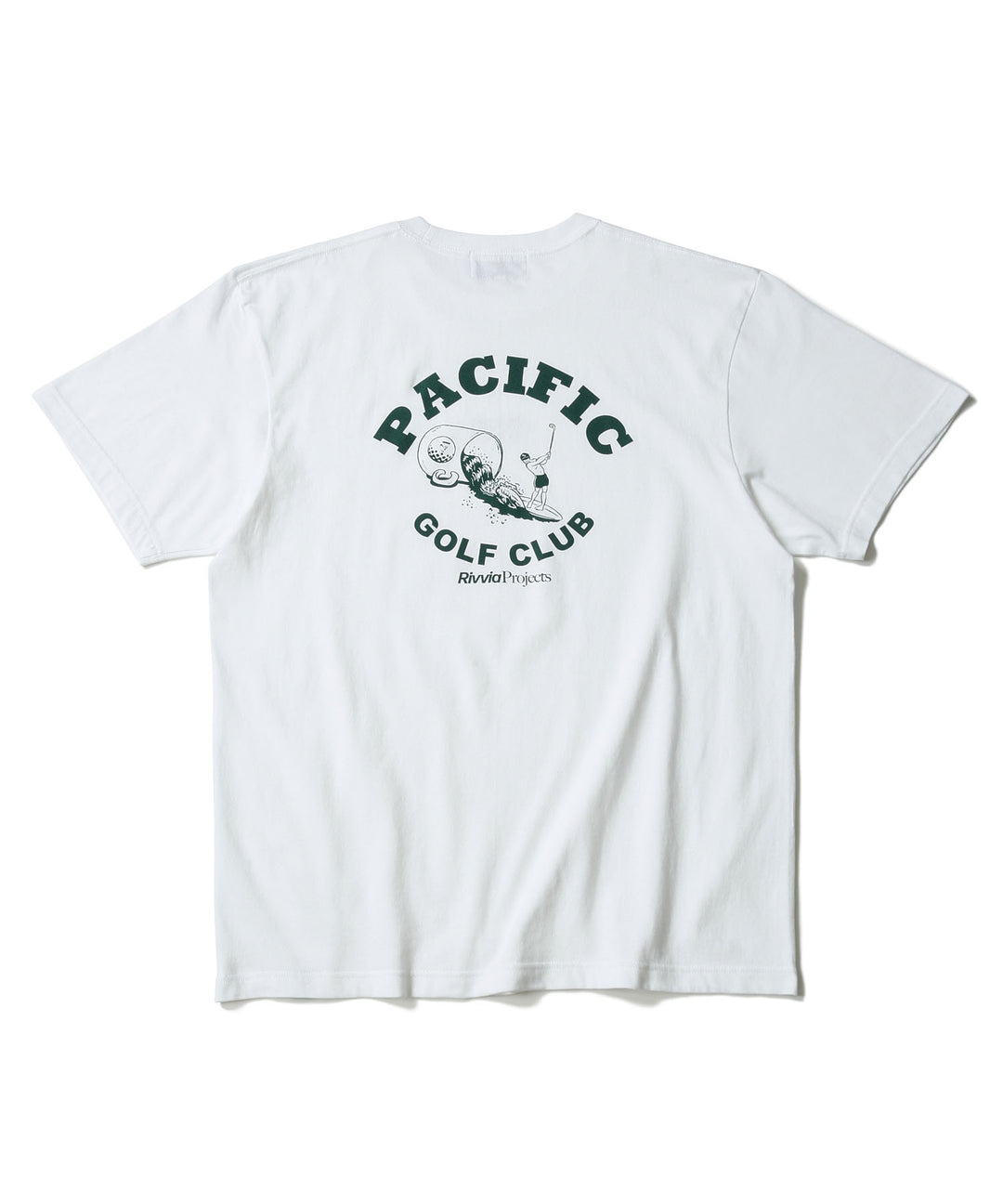 Rivvia Projects × PGC ON THE WAVE SS TEE WHITE