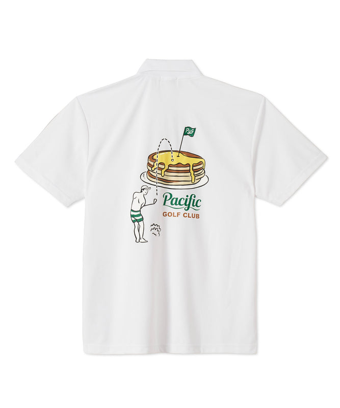 GOLF & PANCAKE POLO SHIRT WHITE