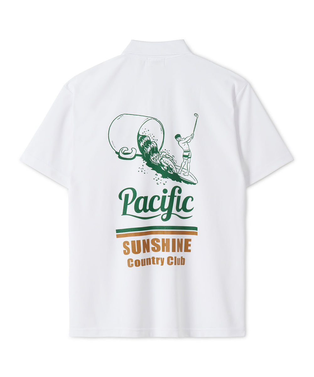 Pacific SUNSHINE COUNTRY CLUB POLO SHIRT WHITE