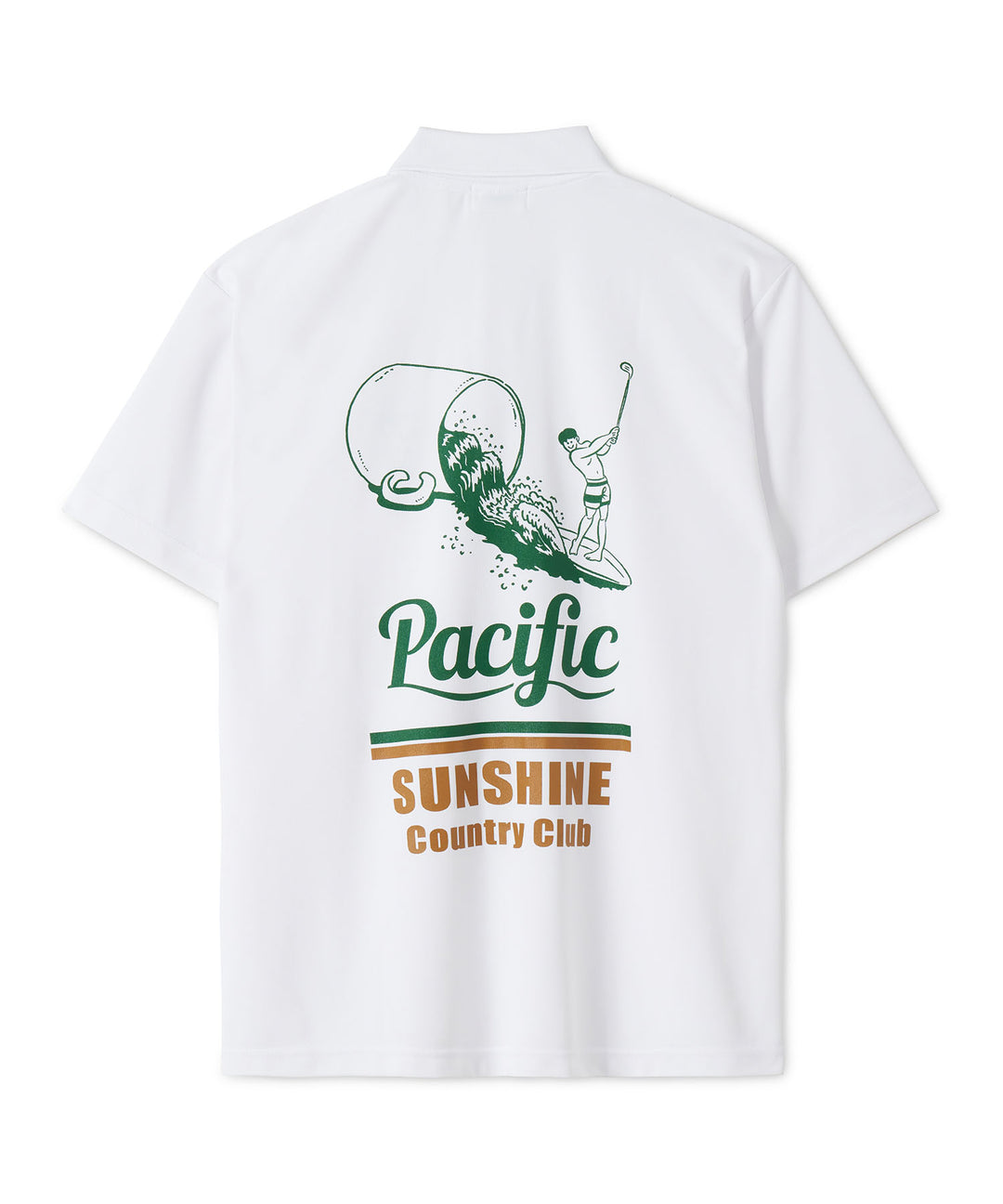 Pacific SUNSHINE COUNTRY CLUB POLO SHIRT WHITE