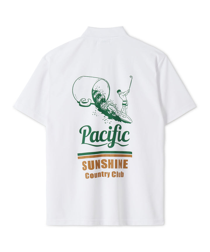 Pacific SUNSHINE COUNTRY CLUB POLO SHIRT WHITE
