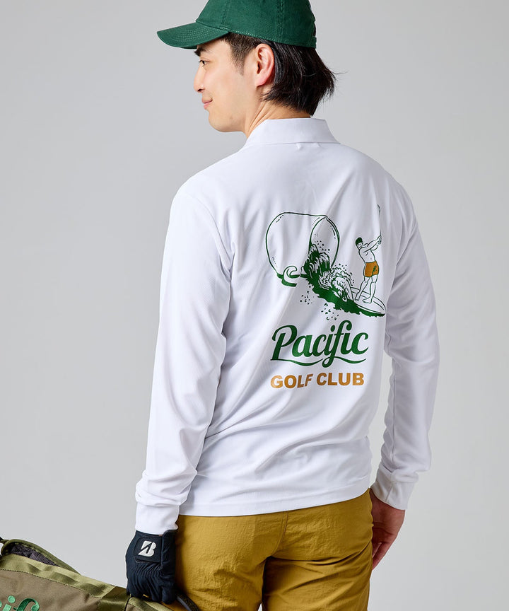 CUP & SURFER LONG SLEEVE POLO