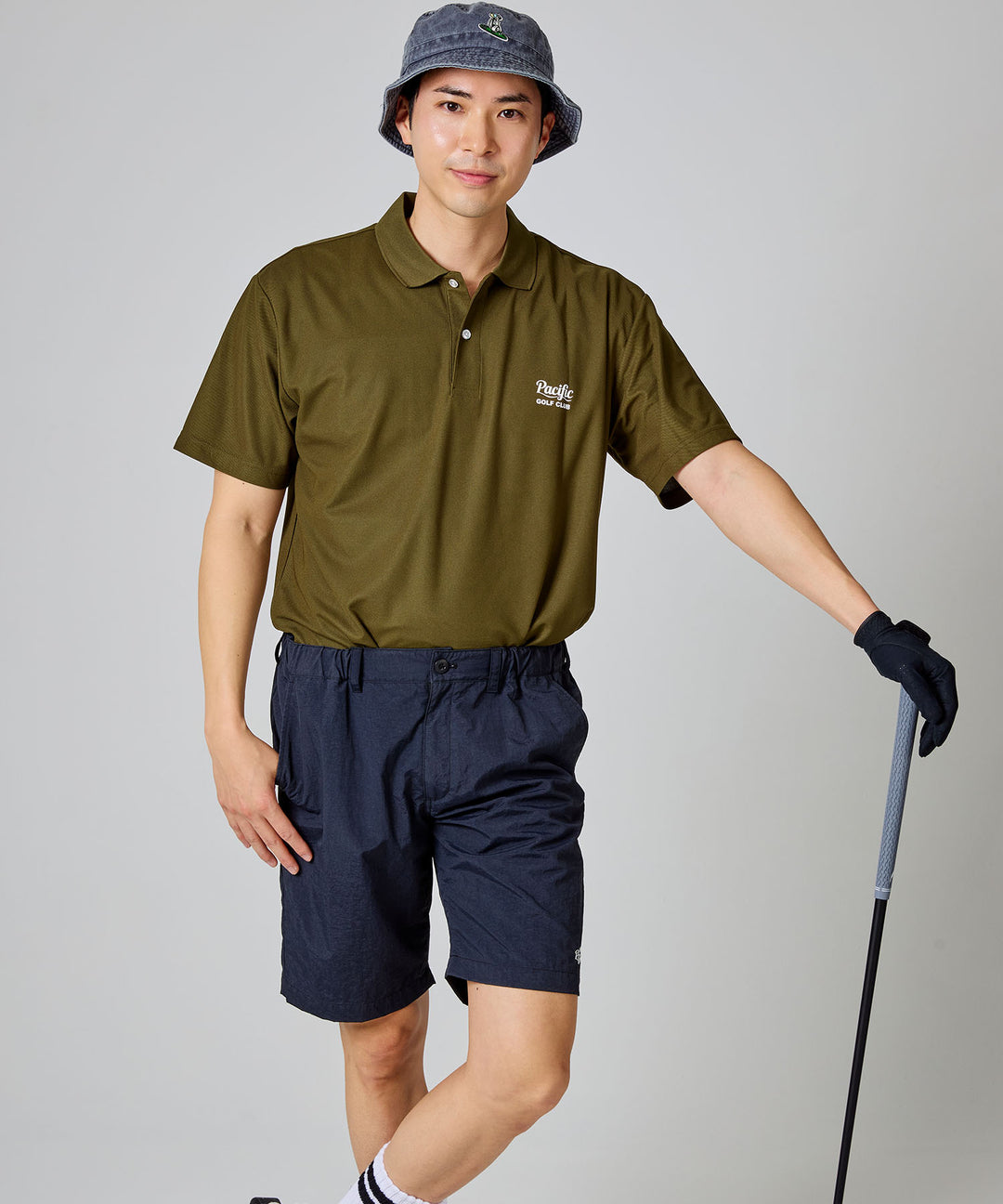 【MEN】GOLF & HAMBURGER POLO SHIRT