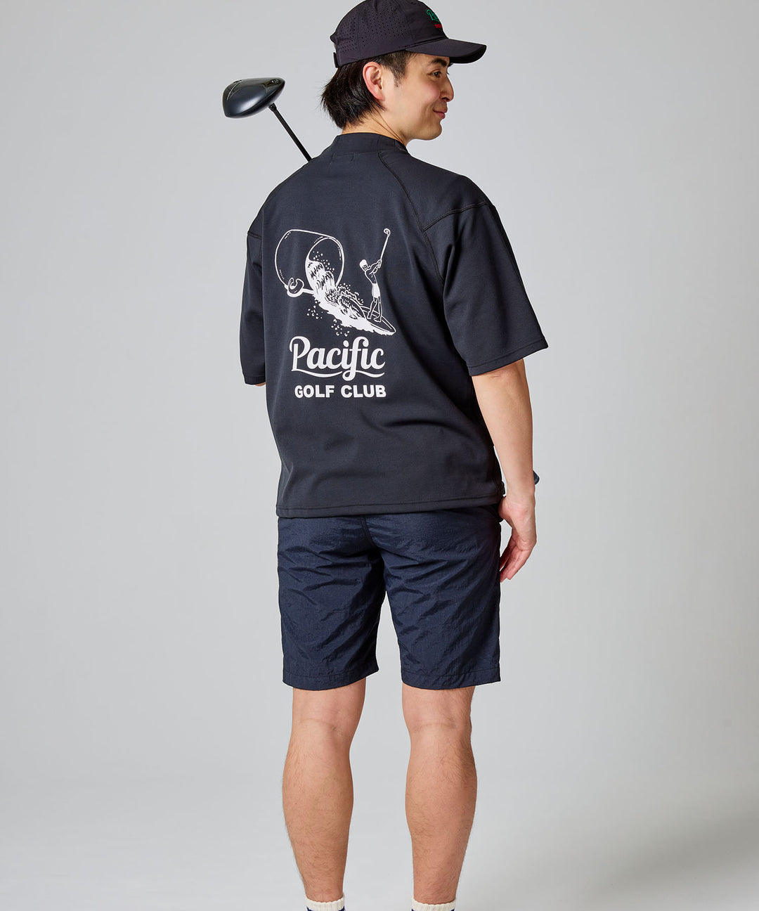 MOCK-NECK BIG TEE HALF SLEEVE 2