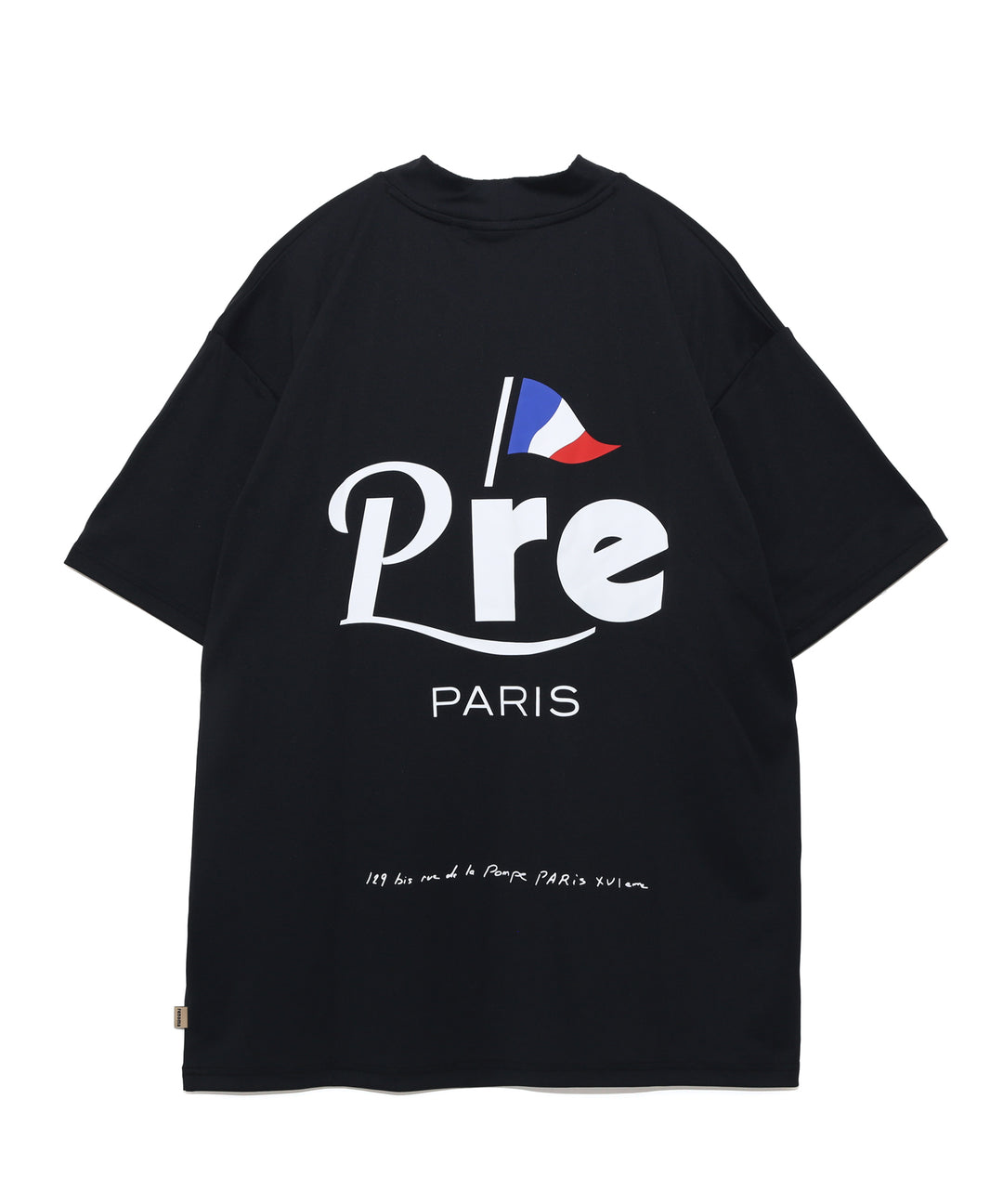 renoma golf × PGC SS MOCK NECK BLACK