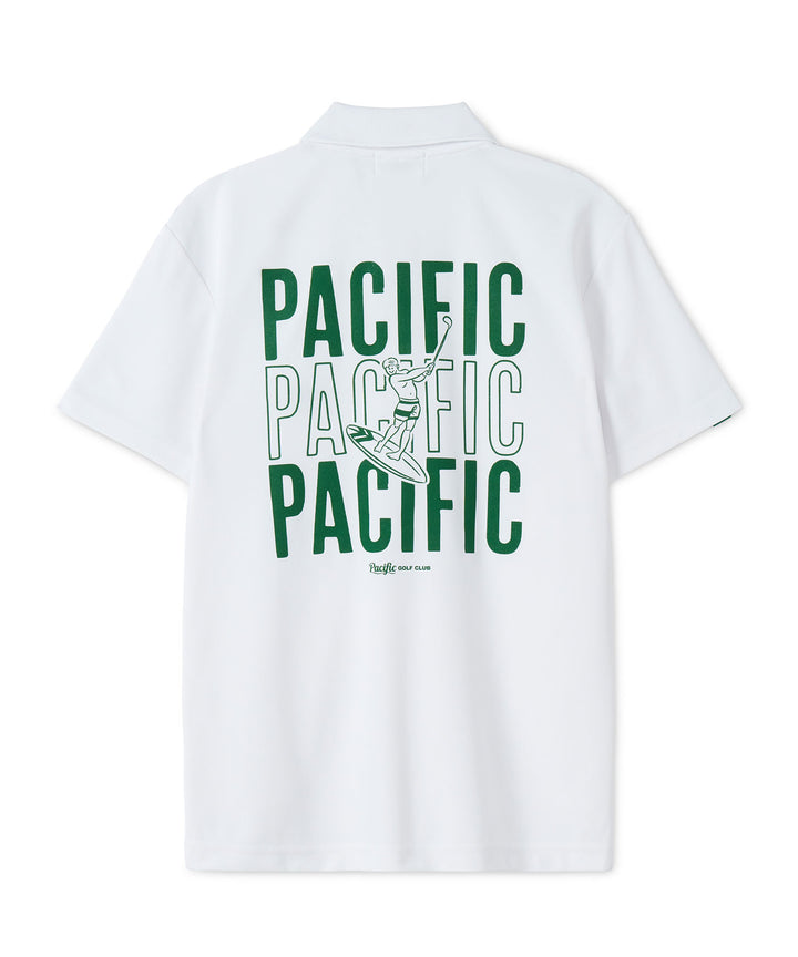 【WOMEN】TRIPLE PACIFIC LOGO POLO SHIRT