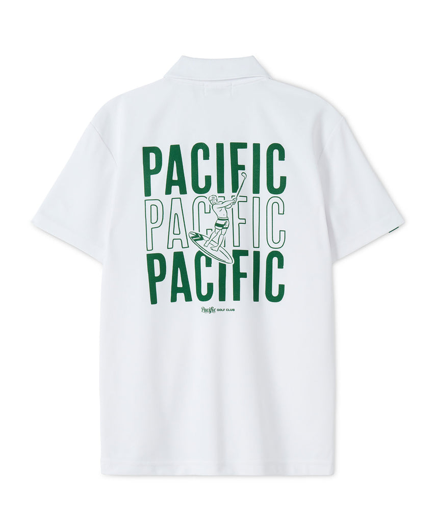 WOMEN】TRIPLE PACIFIC LOGO POLO SHIRT – Pacific GOLF CLUB