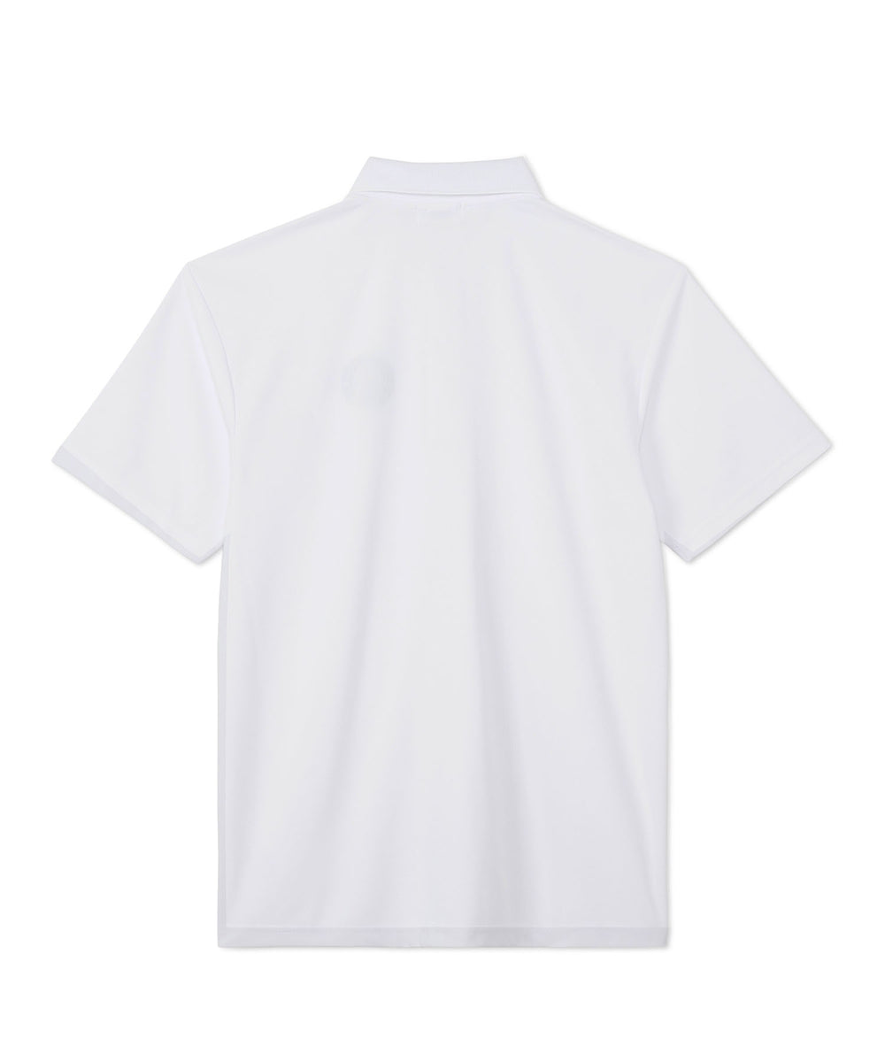 PGC EMBLEM POLO WHITE