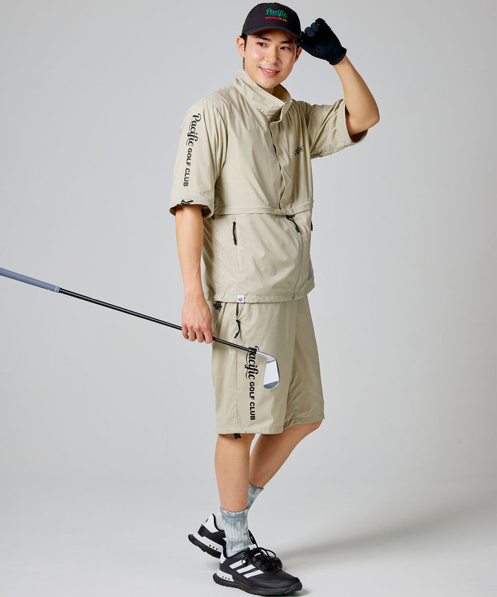 TAION × PGC BASIC SPORTS HI-NECK W-ZIP DETACHABLE LIGHT JACKET