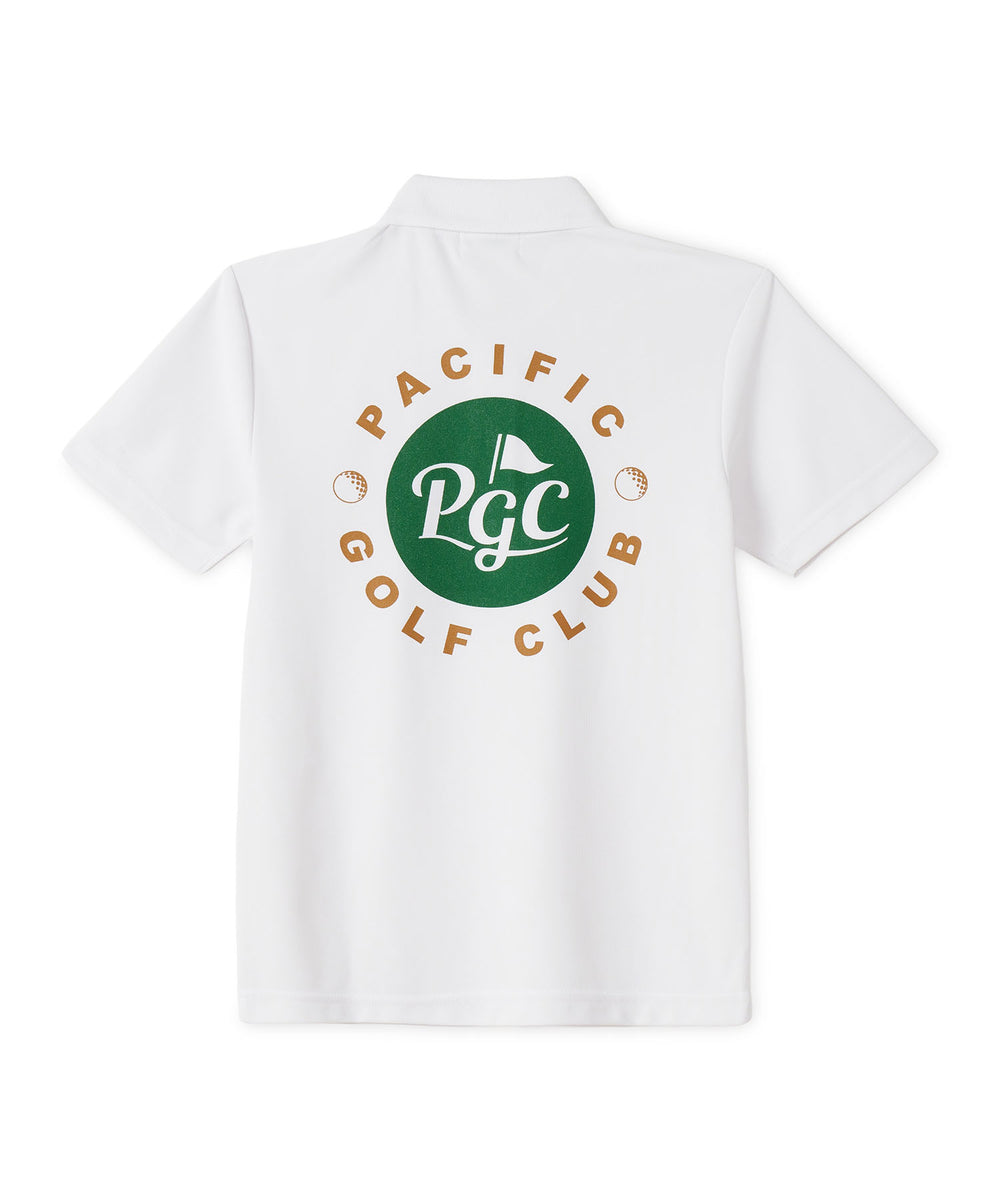 PGC CIRCLE LOGO POLO SHIRT WHITE