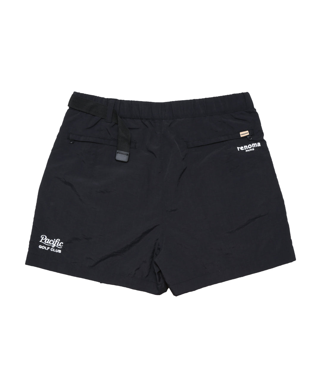 renoma golf × PGC NYLON WRAP SHORTS BLACK