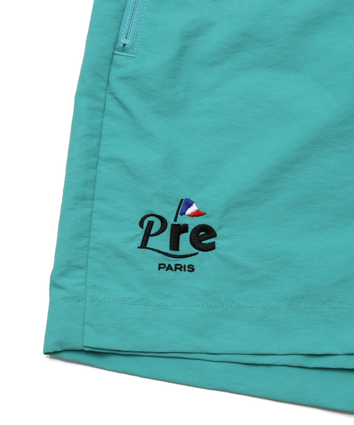 renoma golf × PGC NYLON WRAP SHORTS BLUE