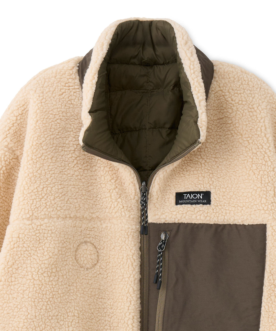 TAION × PGC MOUNTAIN REVERSIBLE "DOWN×BOA" HIGH-NECK JACKET