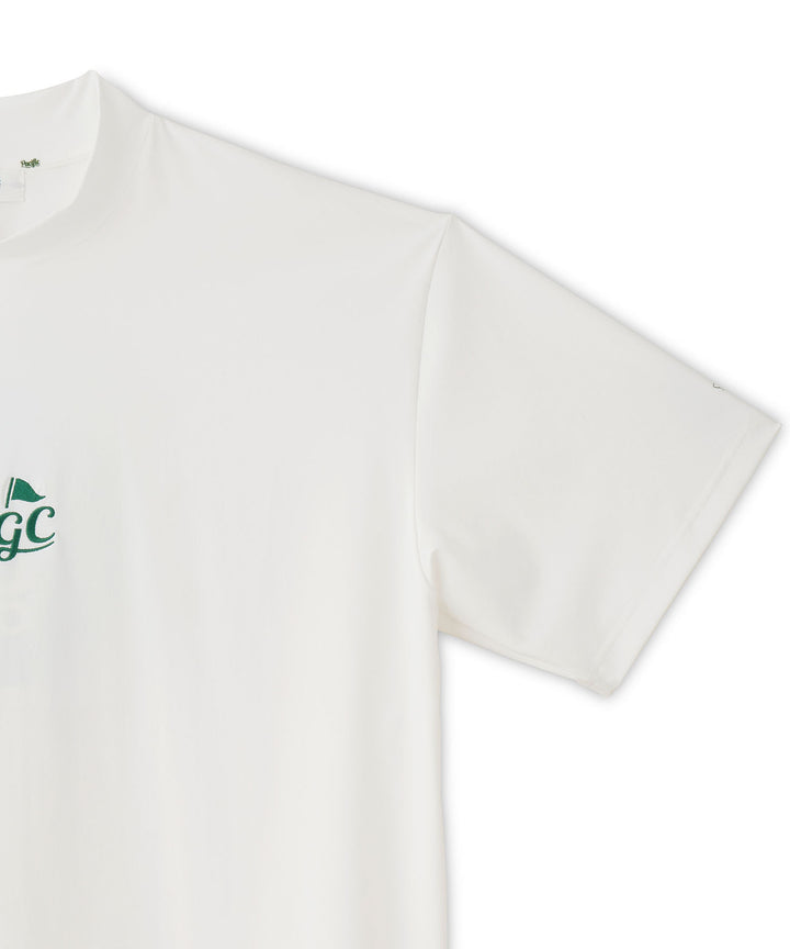CENTER CHEST LOGO MOCK NECK CIRCLE LOGO