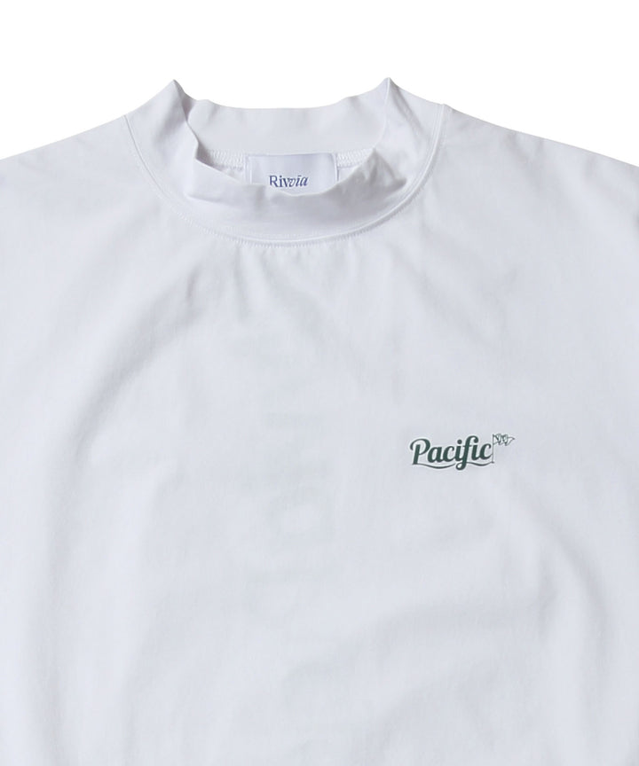 Rivvia Projects × PGC FLAG M/NECK RASH SS WHITE