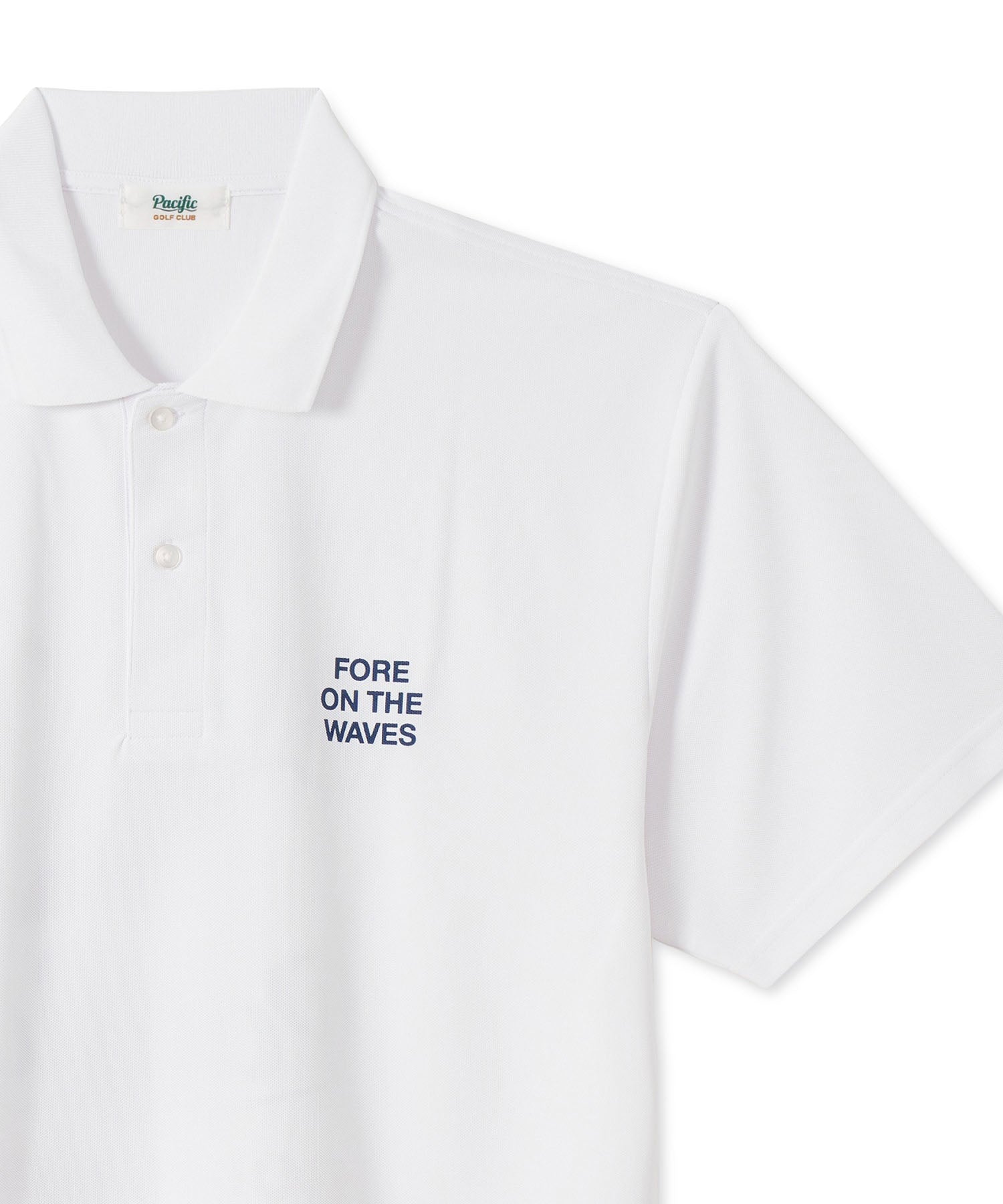 FORE ON THE WAVES POLO SHIRT 2 WHITE