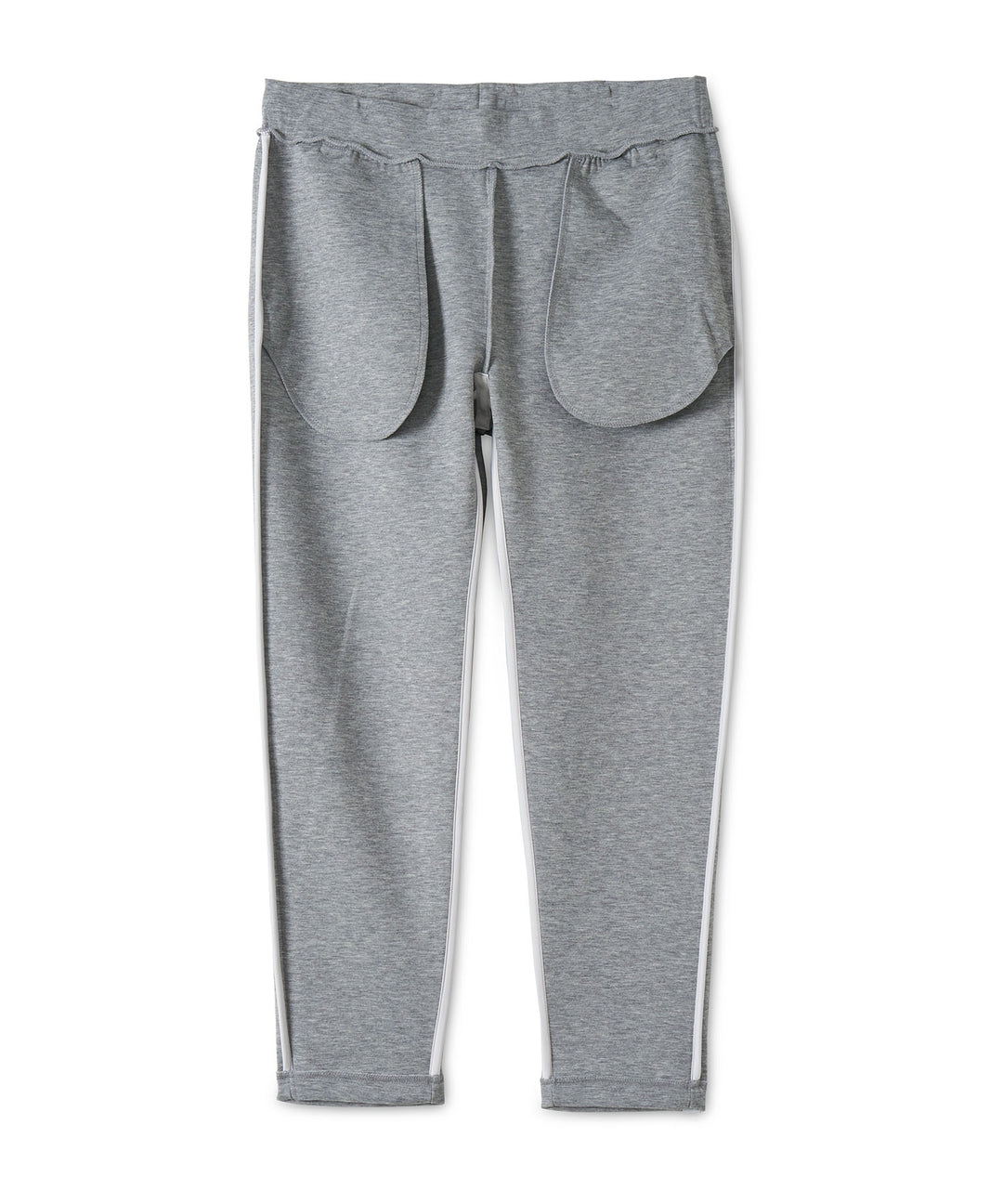 DOUBLE KNIT LONG PANTS GRAY