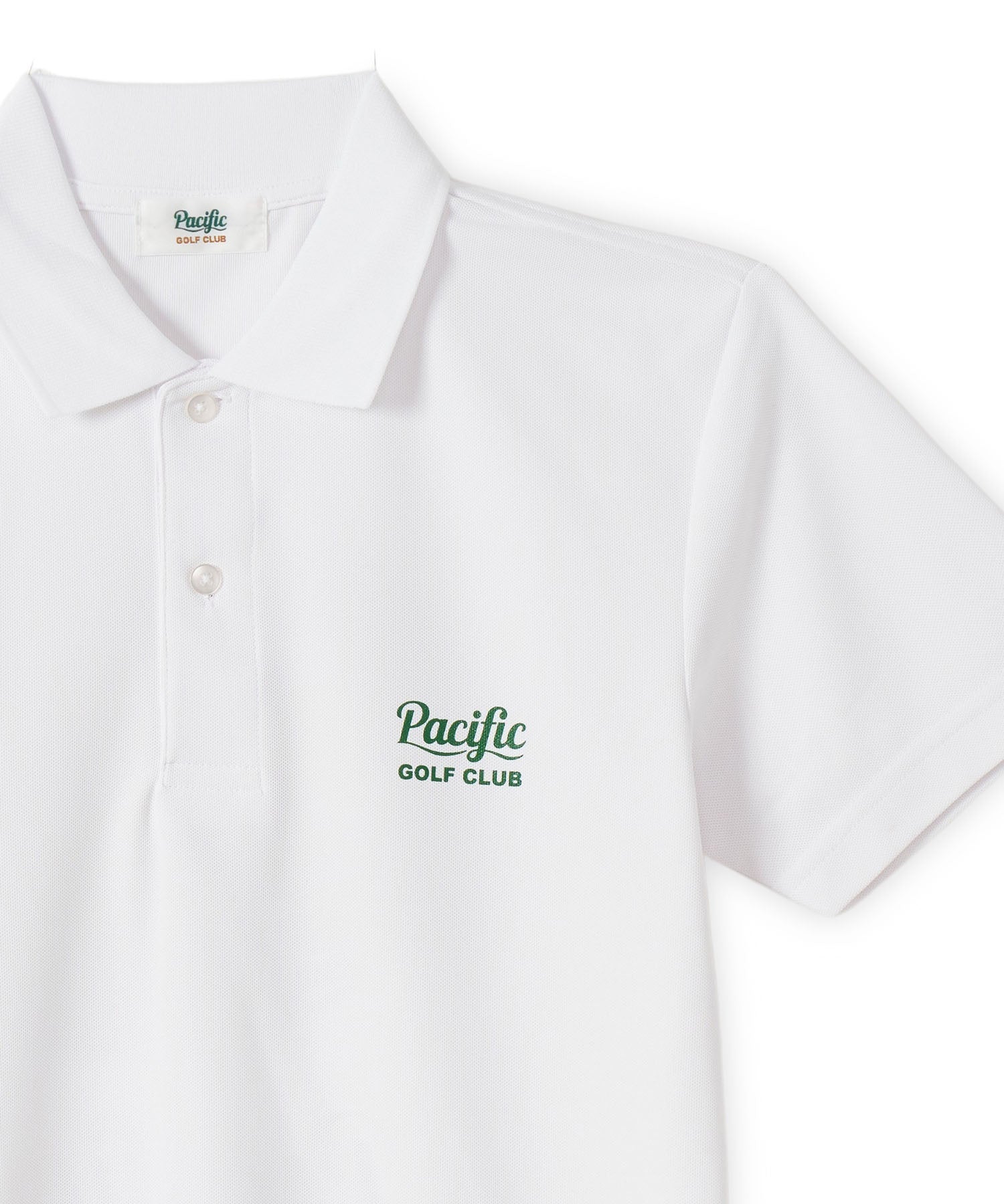 GOLF & HAMBURGER POLO SHIRT WHITE