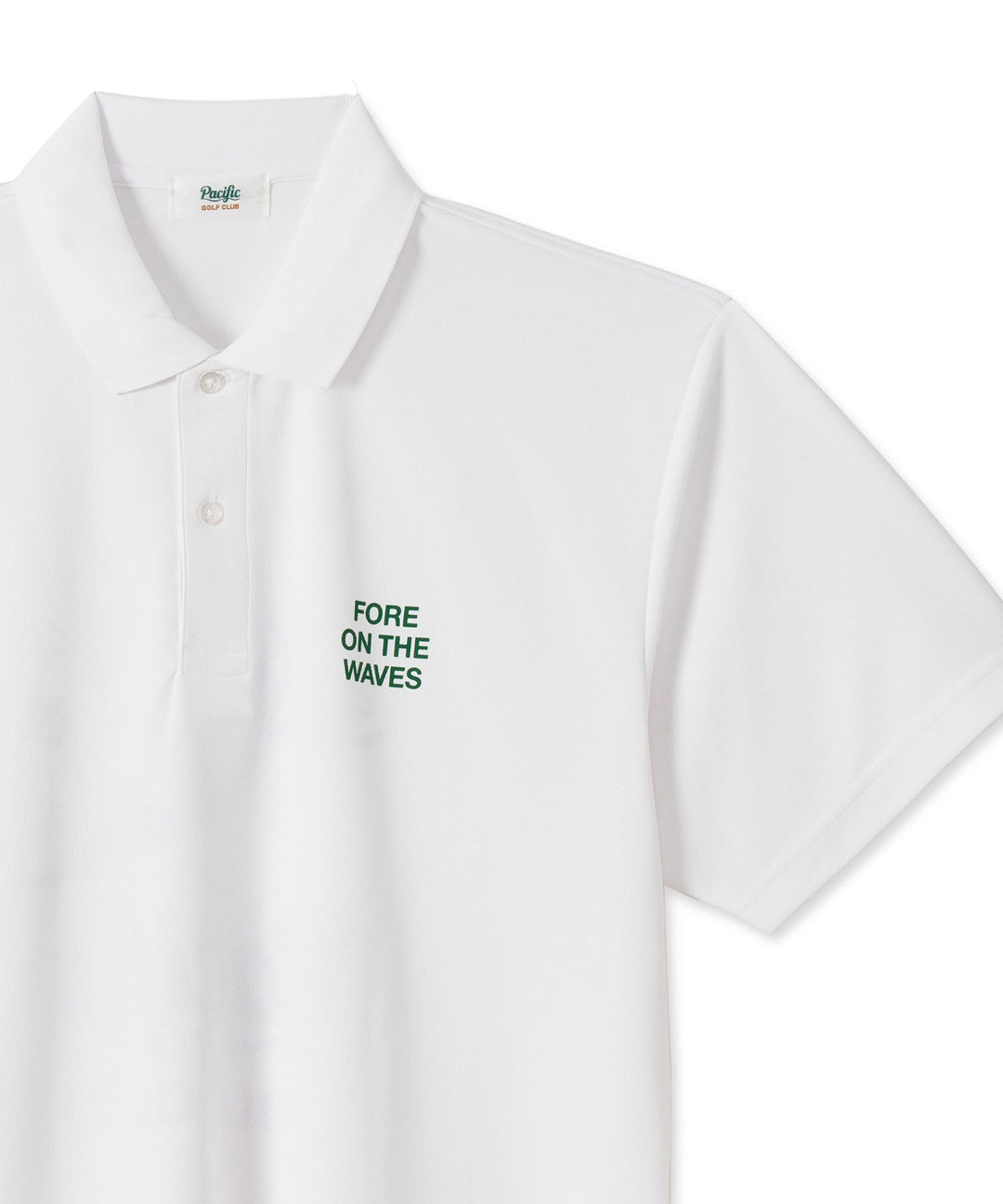 FORE ON THE WAVES POLO WHITE