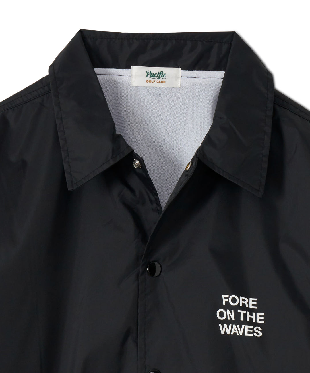 FORE ON THE WAVES COACH JACKET BLACK