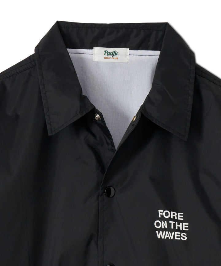 FORE ON THE WAVES COACH JACKET BLACK