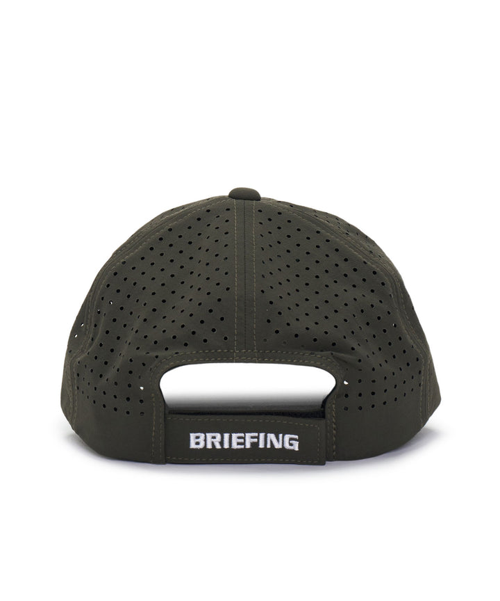 BRIEFING × PGC MS PUNCHING MESH CAP KHAKI