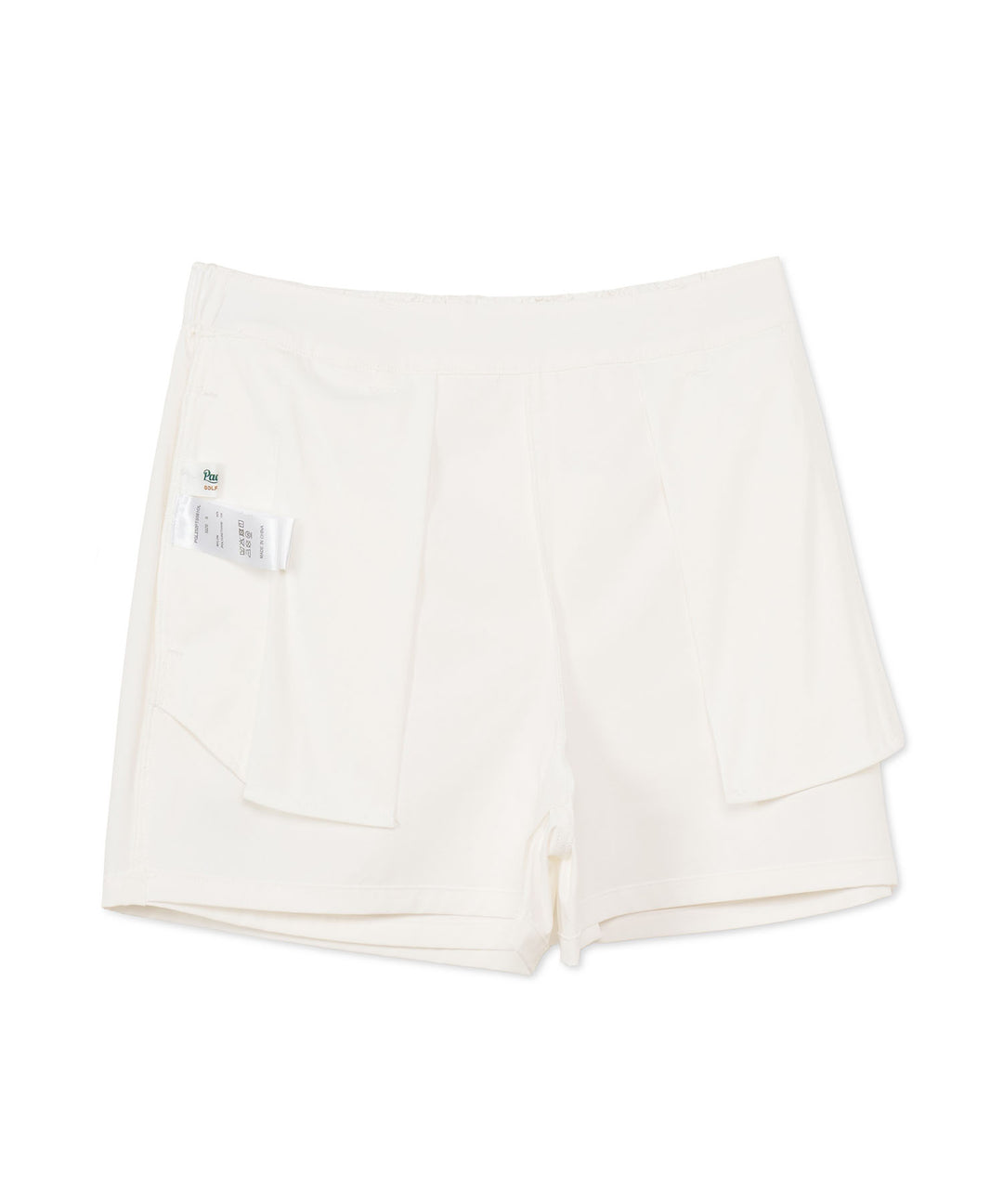 TUCK SHORT PANTS WHITE