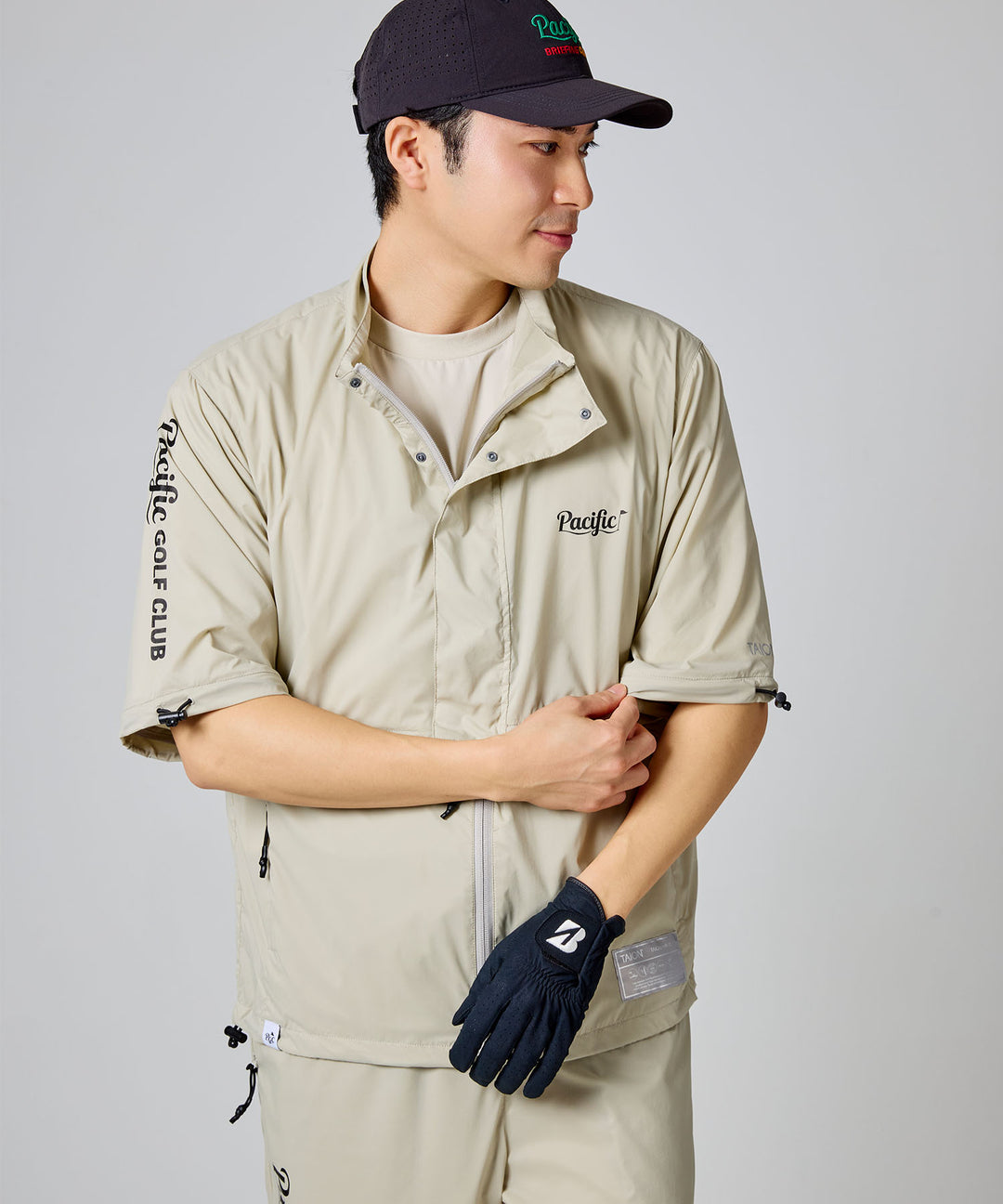 TAION × PGC BASIC SPORTS HI-NECK W-ZIP DETACHABLE LIGHT JACKET