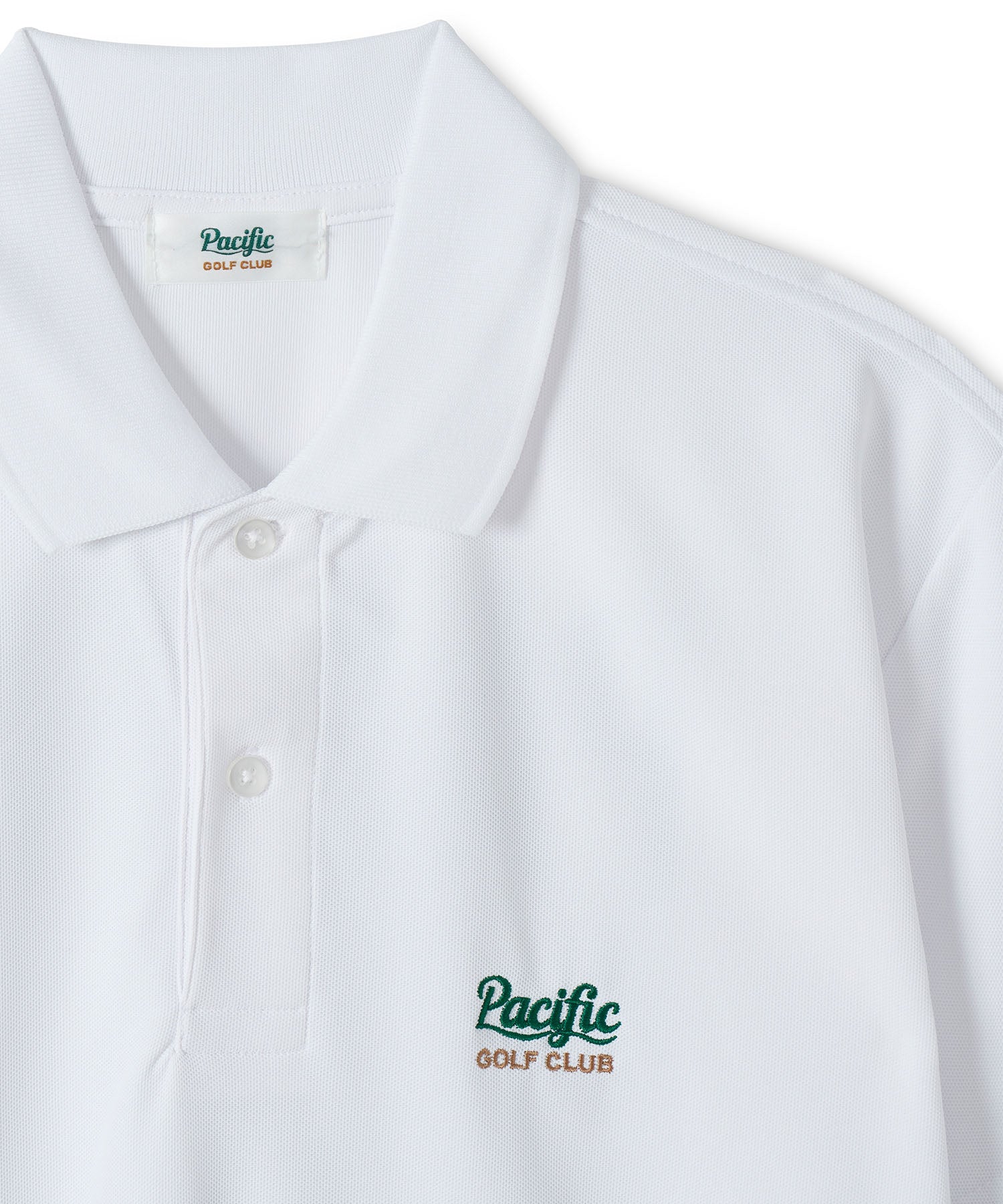 Pacific GOLF CLUB ゴルフシャツ ホワイト WOMEN】TRIPLE PACIFIC LOGO POLO SHIRT – Pacific GOLF CLUB