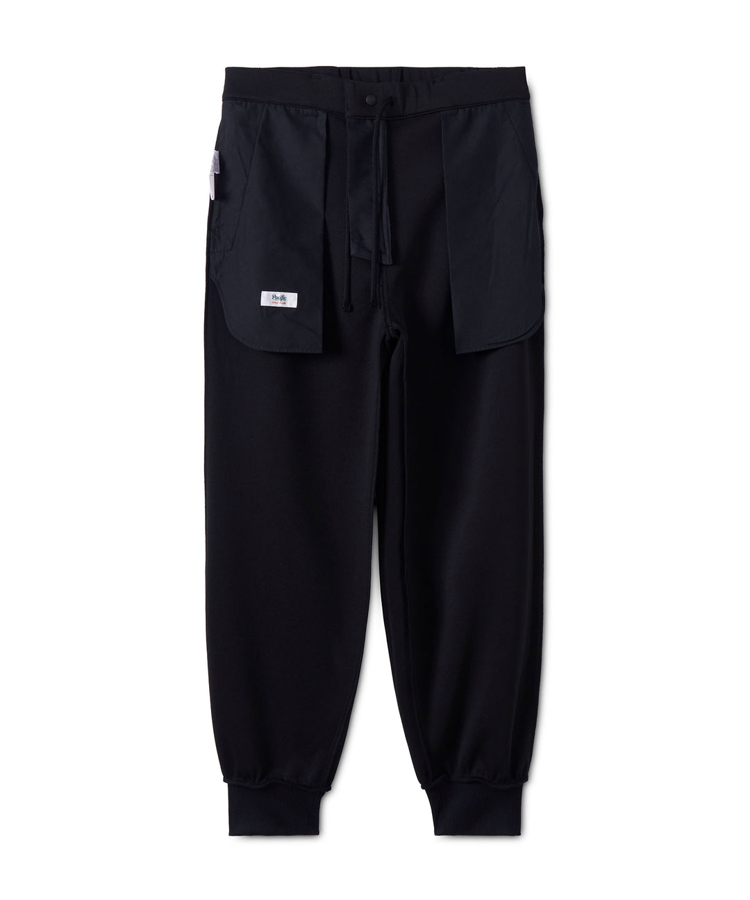 DOUBLE KNIT LONG PANTS BLACK